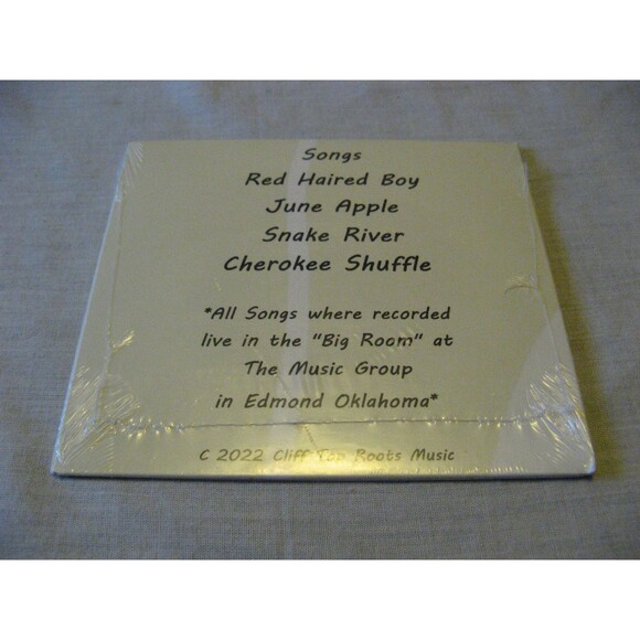 CD Cliff Top Roots Music Fiddle and Bones w Barry Bones Patton 2022 NEW SEALED - Picture 2 of 2